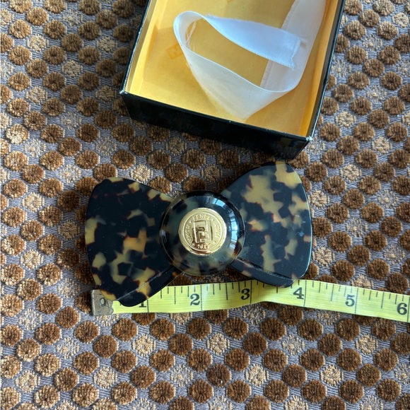 Fendi Tortoise Hair Barrette